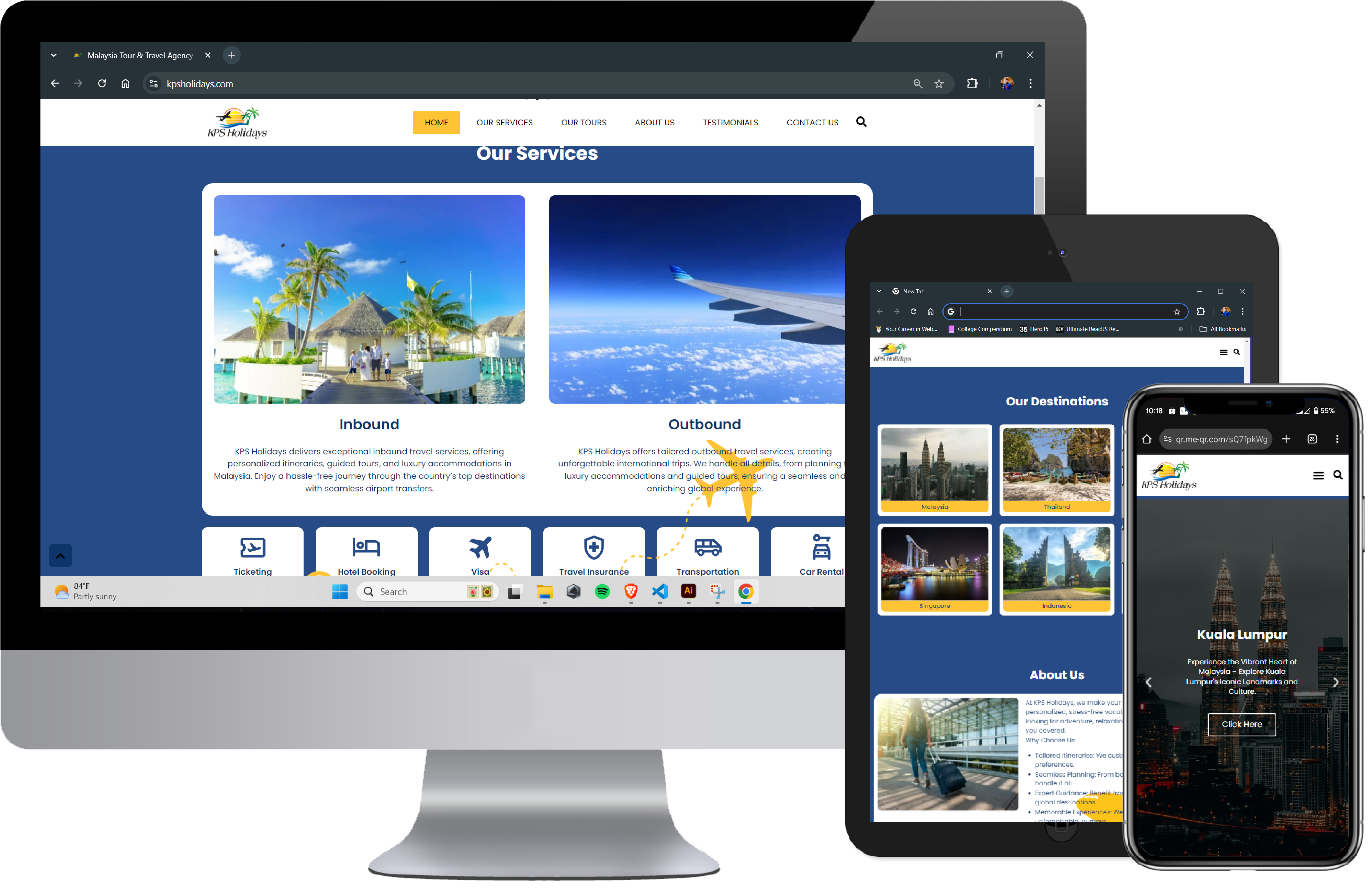 KPS Holidays Website